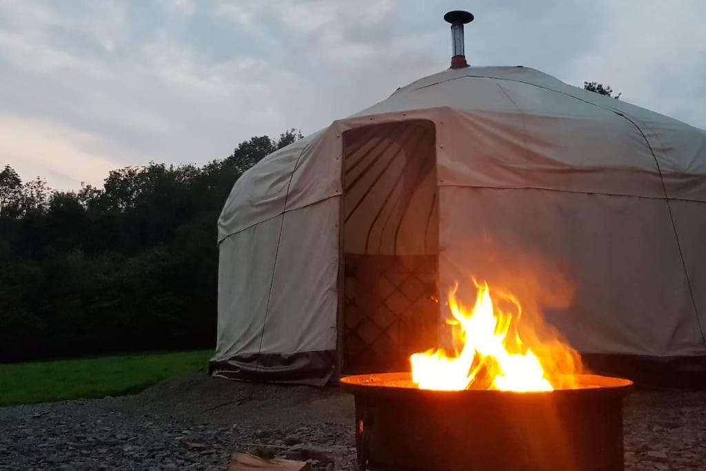 Bronfelen Yurt Hotel Cynghordy Luaran gambar